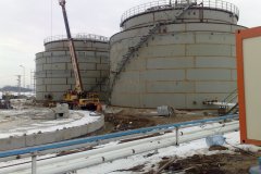 8 Bioagra S.A. Nysa - Montaż i spawanie zbiorników dwupłaszczowych do magazynowania etanolu.